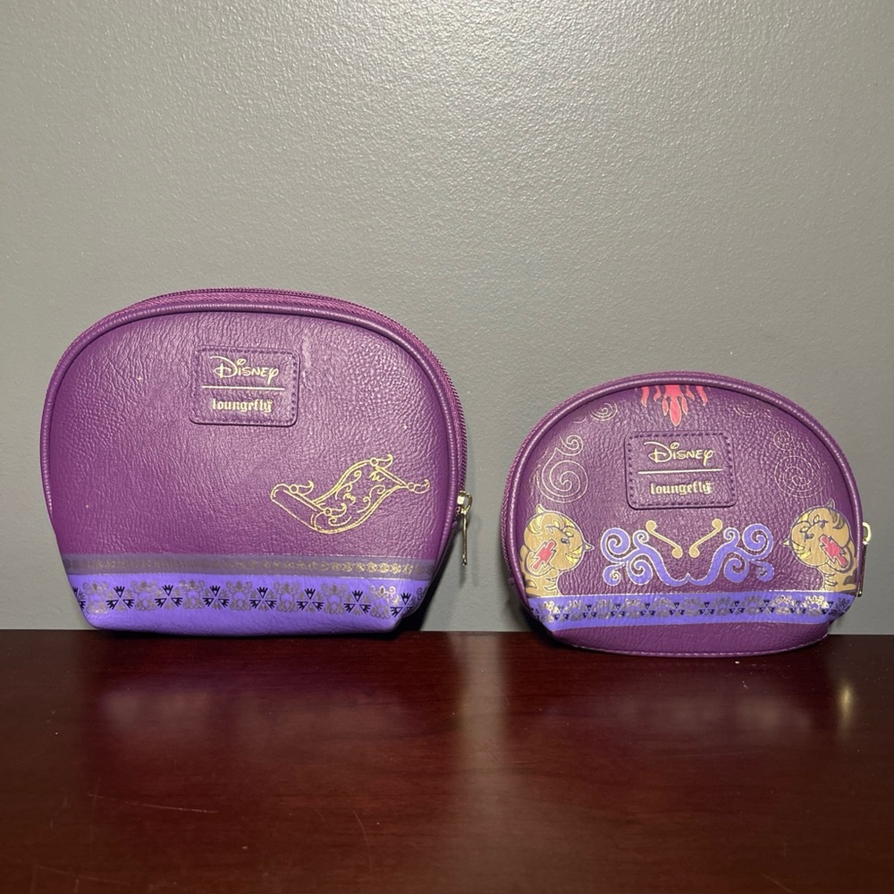 Disney Loungefly Princess Jasmine - Aladdin Purple Coin Purses